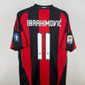 Zlatan Ibrahimovic - AC Milan 2010/11 hjemmebane trøje M 🇸🇪 Fodboldshoppen_dk 1