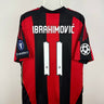 Zlatan Ibrahimovic - AC Milan 2010/11 hjemmebane trøje L 🇸🇪 Fodboldshoppen_dk 1