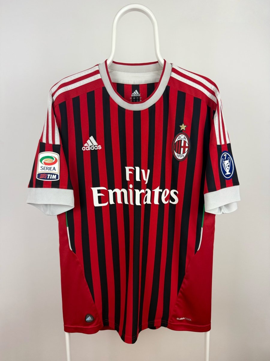 Zlatan Ibrahimovic - AC Milan 2011/12 hjemmebane trøje L 🇸🇪 Fodboldshoppen_dk 2