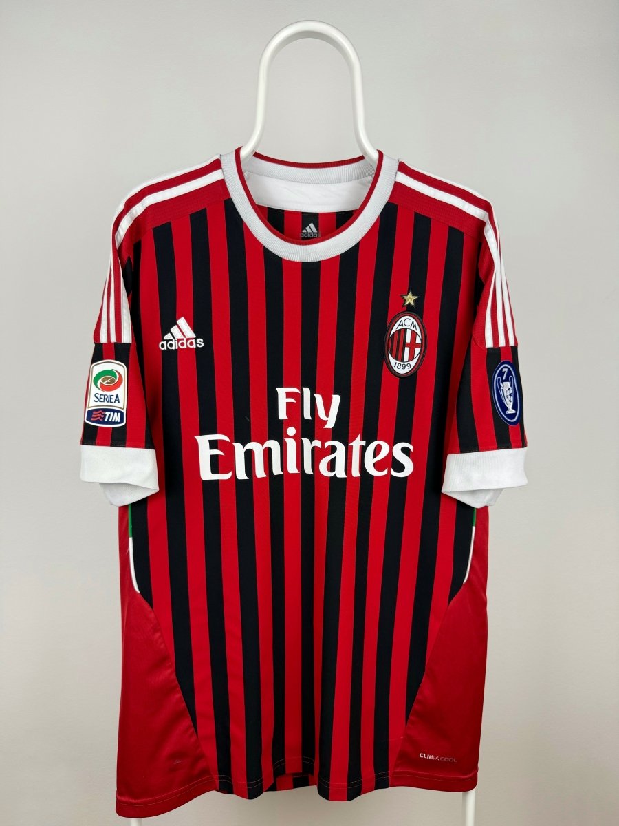 Zlatan Ibrahimovic - AC Milan 2011/12 hjemmebane trøje L 🇸🇪 Fodboldshoppen_dk 2