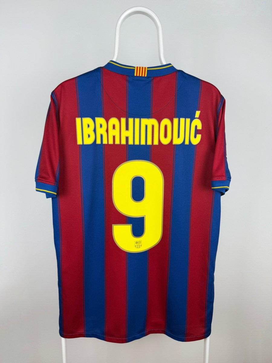 Zlatan Ibrahimovic - FC Barcelona 2009/10 hjemmebane trøje M 🇸🇪 Fodboldshoppen_dk 1