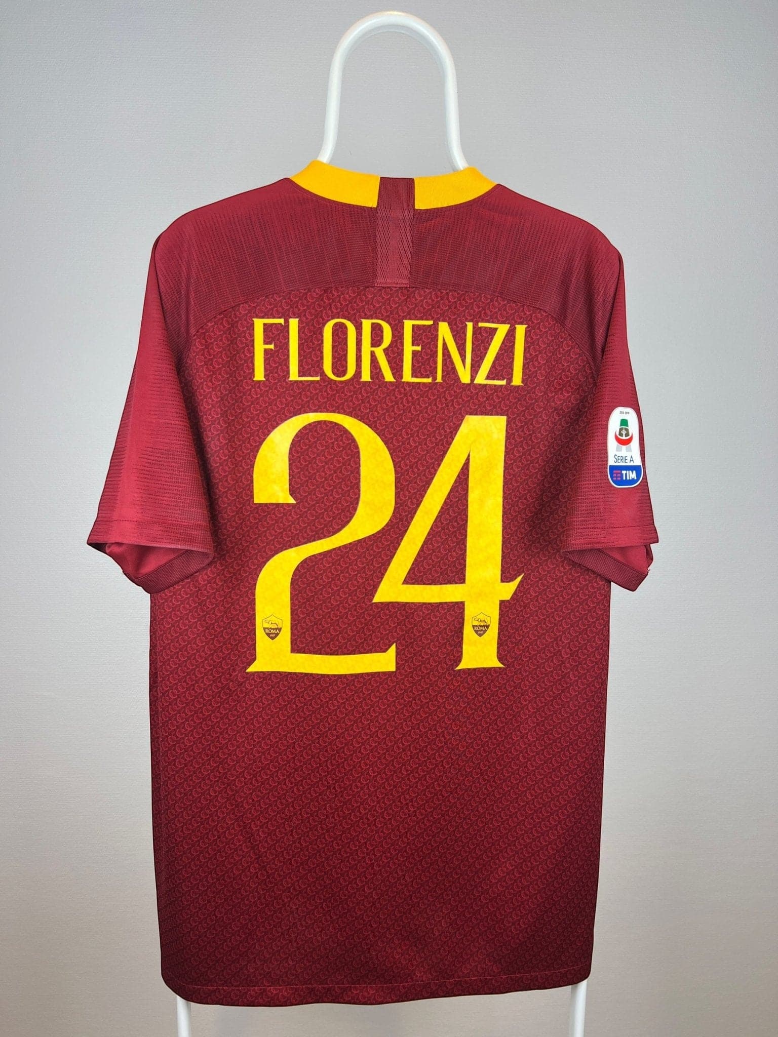 Alessandro Florenzi - Roma 2018/19 hjemmebane trøje XL 🇮🇹 Fodboldshoppen_dk 1