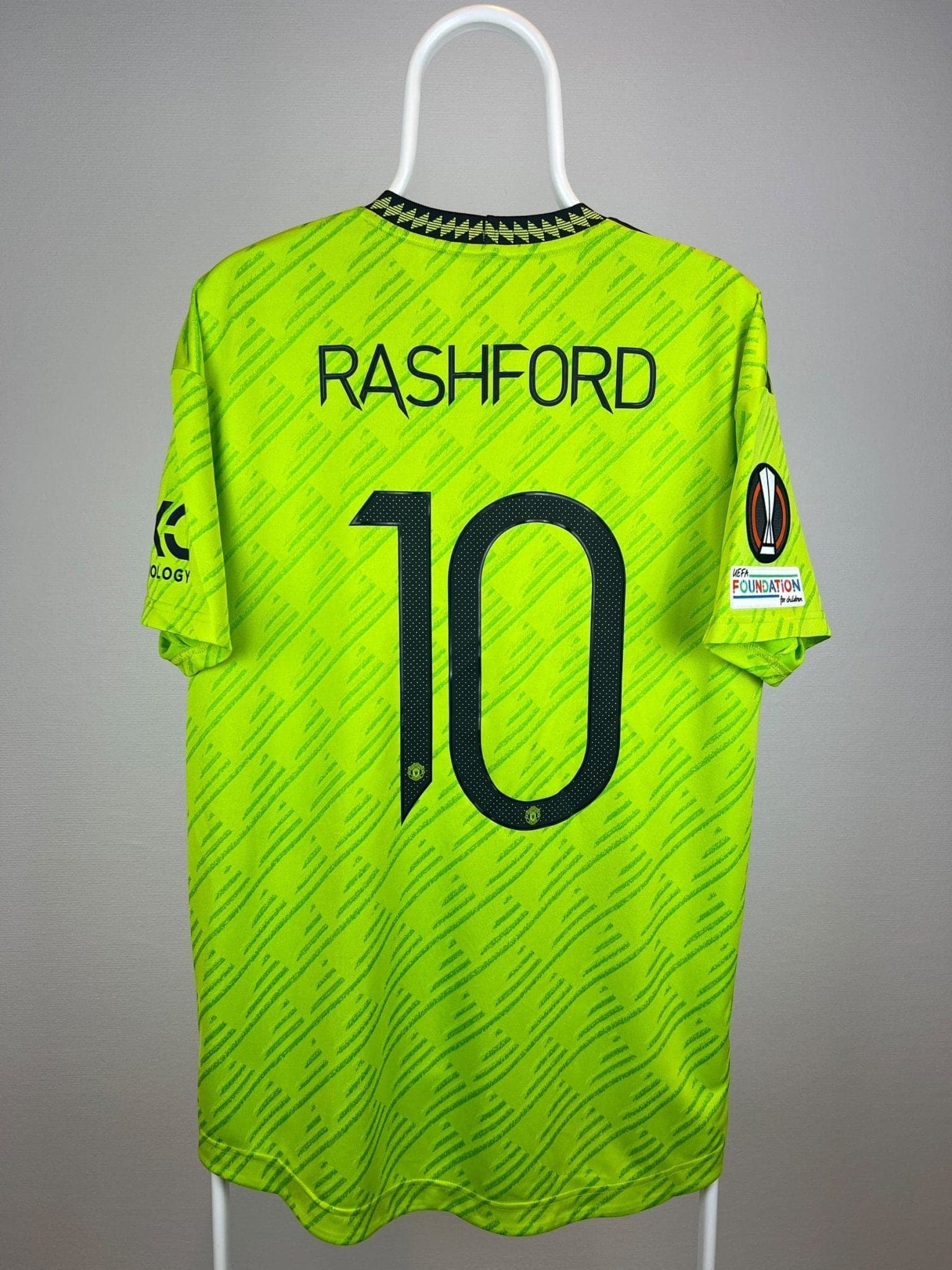 Marcus Rashford - Manchester United 2022/23 udebane trøje XL AUTHENTIC 🏴󠁧󠁢󠁥󠁮󠁧󠁿 Fodboldshoppen_dk 1